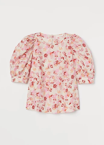 Кремовая блуза H&M