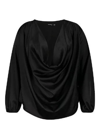 Чорна блуза Boohoo
