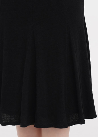 Черная кэжуал меланж юбка Garnet Hill годе