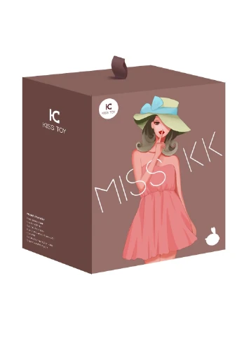 Вакуумний кліторальний стимулятор із вібрацією Miss KK Pink KisToy (254152058)