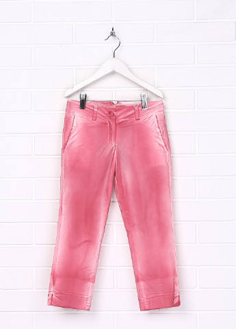 Розовые кэжуал демисезонные зауженные брюки Lu Lu