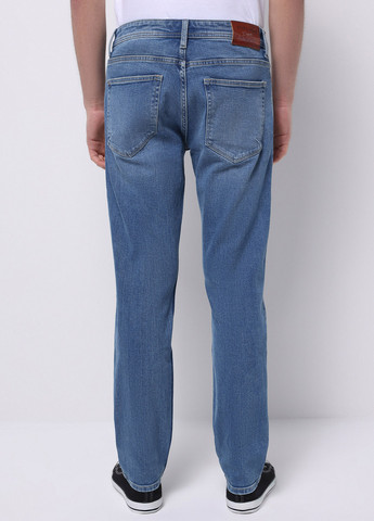 Синие демисезонные регюлар фит джинсы Colin's