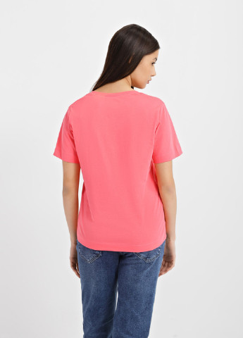 Кислотно-розовая летняя футболка Promin