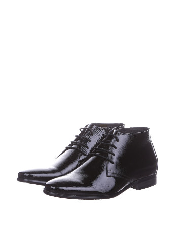 Черные мужские ботинки на молнии
