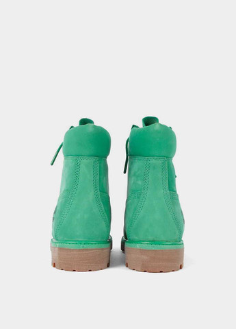 Зеленые осенние ботинки тимберленды Timberland
