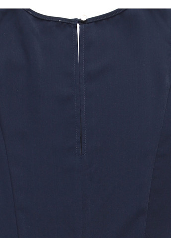 Темно-синя кежуал сукня кльош, плісована MINT&BERRY однотонна