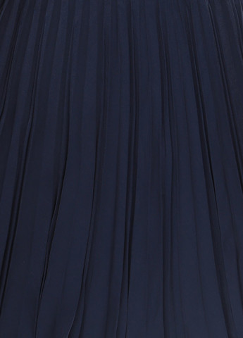 Темно-синя кежуал сукня кльош, плісована MINT&BERRY однотонна