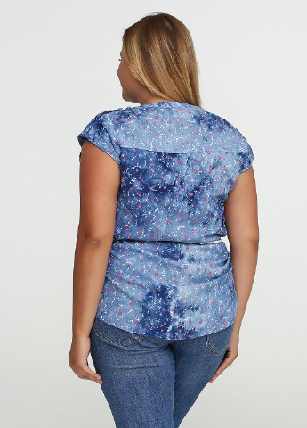 Светло-синяя летняя блуза Ravol