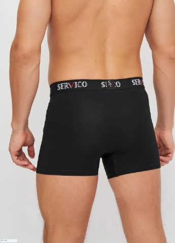 Труси-шорти чоловічі M чорний SVB001 Servico (254492105)