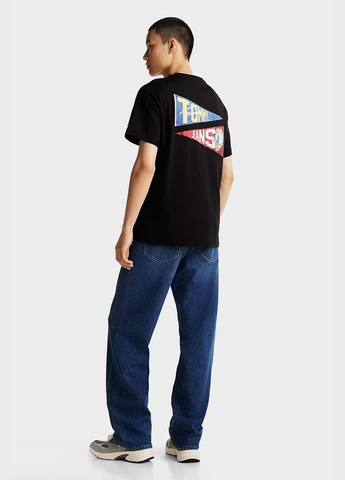 Чорна футболка Tommy Jeans