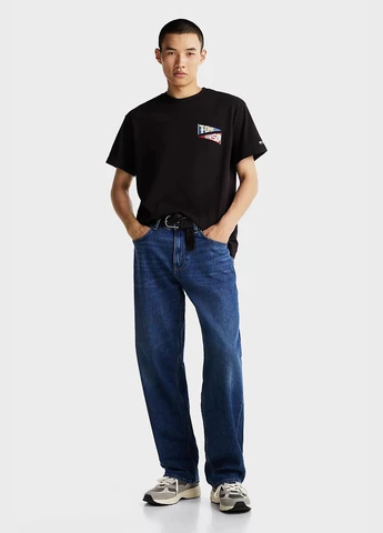 Чорна футболка Tommy Jeans
