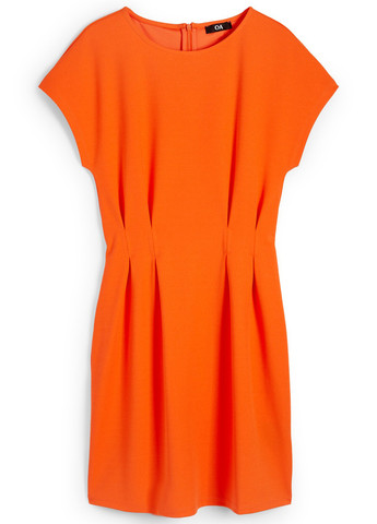 Помаранчева кежуал сукня футляр C&A однотонна