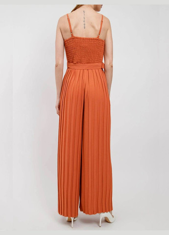 Комбінезон Lascana комбінезон-брюки однотонний теракотовий кежуал поліестер