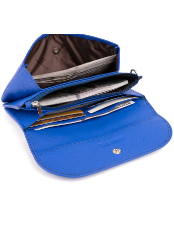 Жіночий шкіряний гаманець-клатч 9х9,5х2,5 см st leather (229460091)