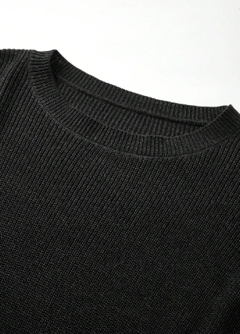 Черный демисезонный джемпер SHEIN