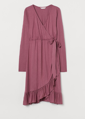 Темно-рожева кежуал плаття для вагітних H&M однотонна