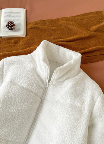 Біла зимня куртка SHEIN