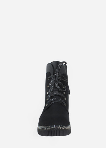 Зимние ботинки rd792 черный Digsi из натурального нубука