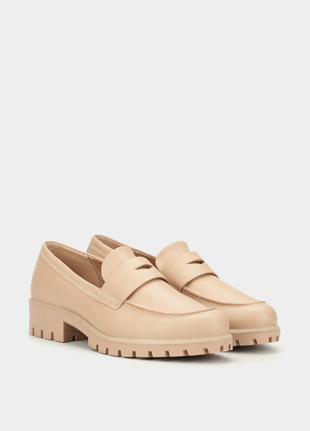 Ecco Туфли лоферы бежевый з натуральная кожа, дания — демисезон (330358853)