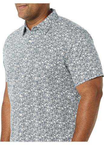 Белая кэжуал рубашка с рисунком Goodthreads