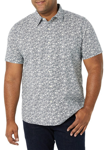 Белая кэжуал рубашка с рисунком Goodthreads