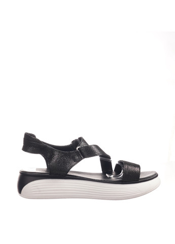 Черно-белые босоножки Viscala на липучке