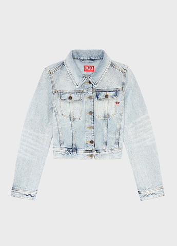 Блакитна демісезонна куртка Diesel