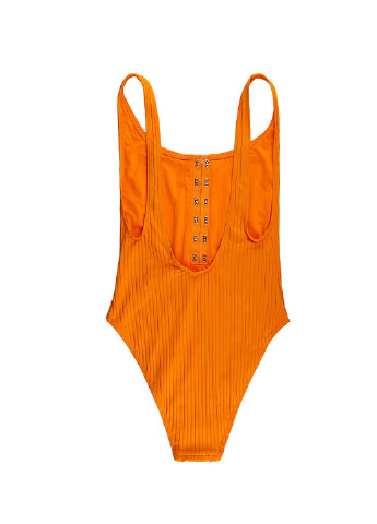 Оранжевый летний купальник слитный Victoria's Secret