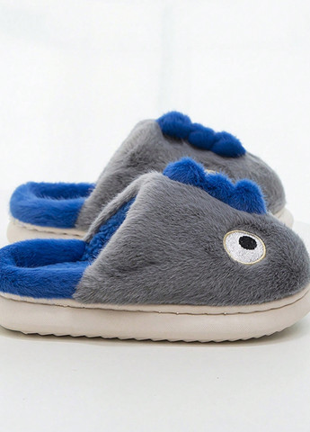 Серые домашние тапочки SHEIN