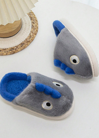 Серые домашние тапочки SHEIN