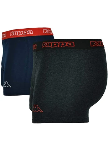 Трусы-боксеры Men's Boxer 2-pack XL Black/blue 304JB30-957 Kappa (253678078)
