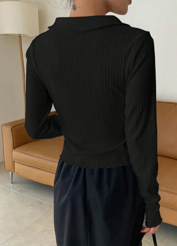 Чорна блуза SHEIN