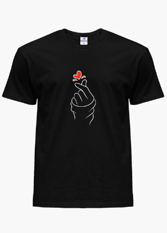 Черная демисезонная футболка детская бтс (bts)(9224-1165) MobiPrint