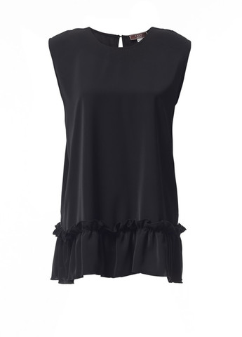 Черная летняя блуза MaCo exclusive