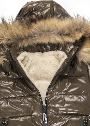 Оливковая (хаки) зимняя куртка Vestes