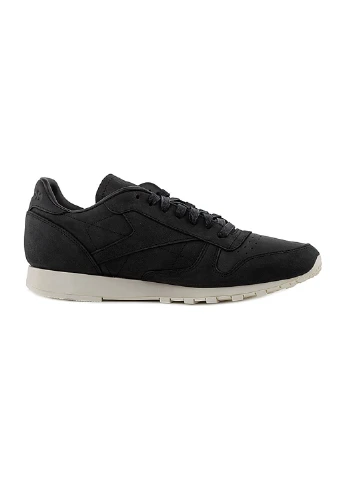 Чорні кросівки cl lthr lux pw демісезон Reebok
