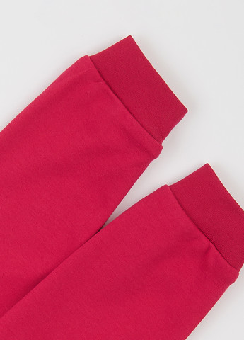 Garnamama світшот однотонний вишневий кежуал бавовна, інтерлок