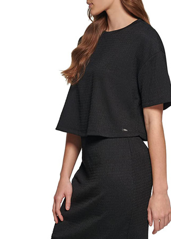 Черная летняя блуза Calvin Klein