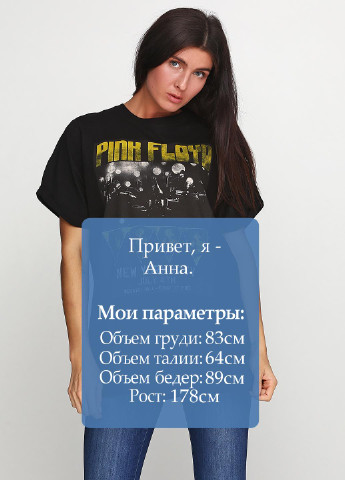 Черная летняя футболка Gestuz