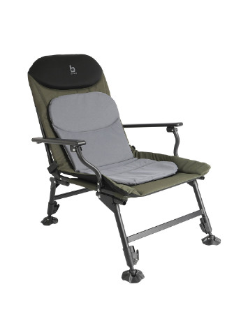 Кресло раскладное Carp Black/Grey/Green (1204100) Bo-Camp (253114944)