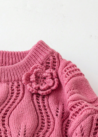 Фуксиновий (колору Фукія) демісезонний джемпер джемпер SHEIN