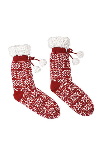 Шкарпетки Mark орнаменти червоні домашні