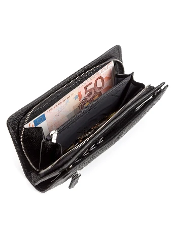 Чоловічий шкіряний гаманець 10х20х3,5 см st leather (252132991)