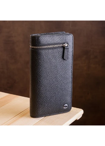 Чоловічий шкіряний гаманець 10х20х3,5 см st leather (252132991)