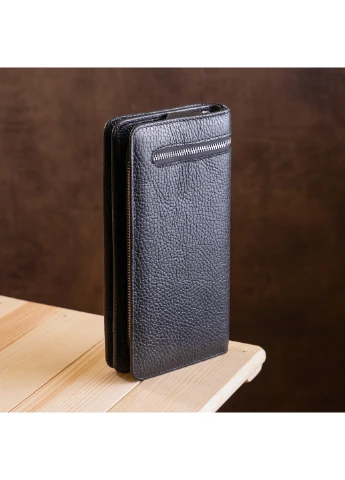 Чоловічий шкіряний гаманець 10х20х3,5 см st leather (252132991)