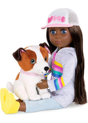 Шарнірная лялька з аксексуарами Glitter Girls Dolls - Jana & Cuddles (GG51078Z) Battat (255664987)