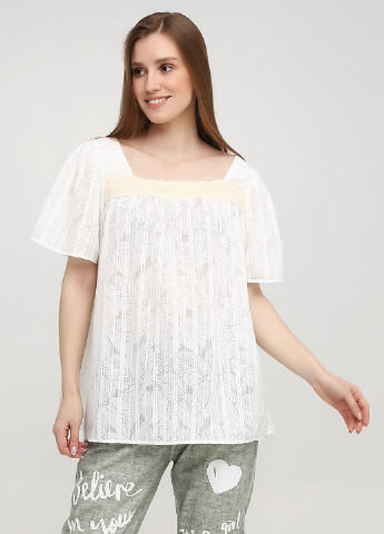Молочная летняя блуза Y-TWO