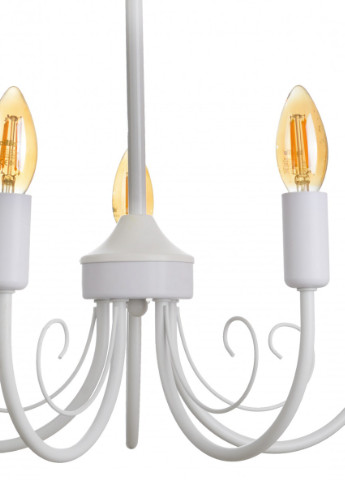Люстра свічка на 5 лампочок BKL-726S/5 E14 WH Brille (242035847)