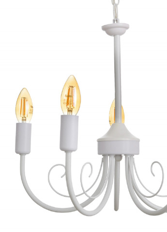 Люстра свічка на 5 лампочок BKL-726S/5 E14 WH Brille (242035847)