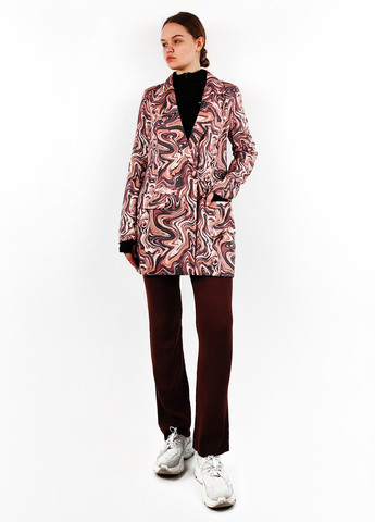 Бежевый кэжуал пиджак Missguided - с абстрактным узором - демисезонный
